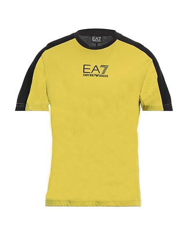 EA7 T-shirt Verde lime 100% Cotone