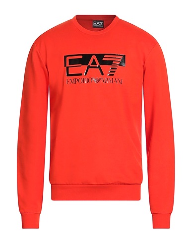 EA7 Sweatshirt Orange 100% Cotton