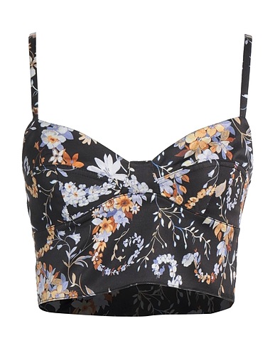 ERMANNO FIRENZE Top Black 100% Viscose