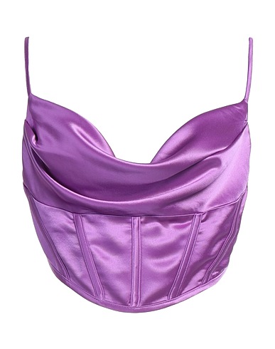 RETROFÊTE Top Purple 76% Acetate, 24% Polyester