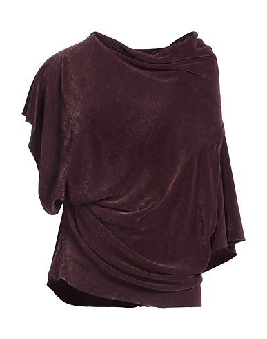RICK OWENS Top Plum 82% Viscose, 18% Silk