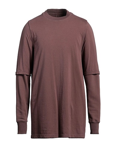 DRKSHDW by RICK OWENS Felpa Malva 100% Cotone