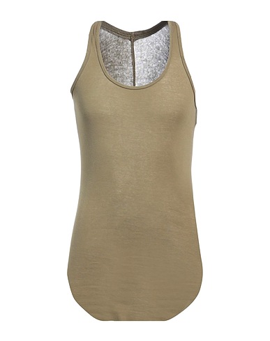 DRKSHDW by RICK OWENS Canotta Verde militare 100% Cotone