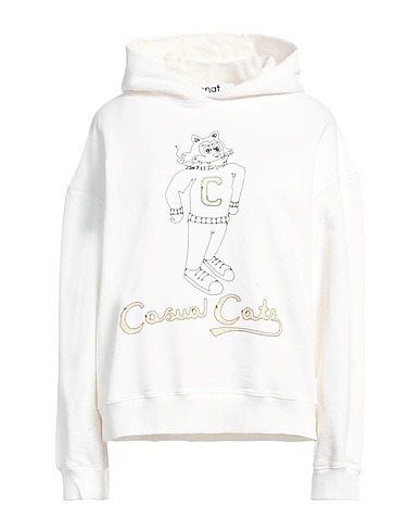 BENGT Paris Hooded track jacket  White 100% Cotton