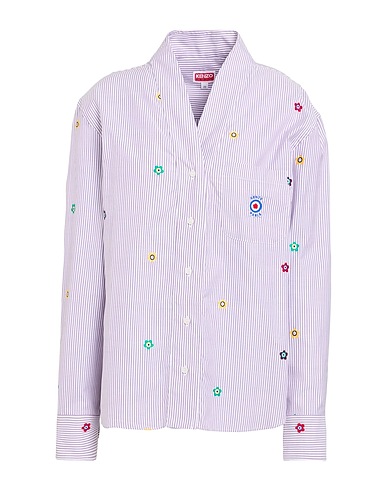 KENZO Striped shirt Mauve 100% Cotton