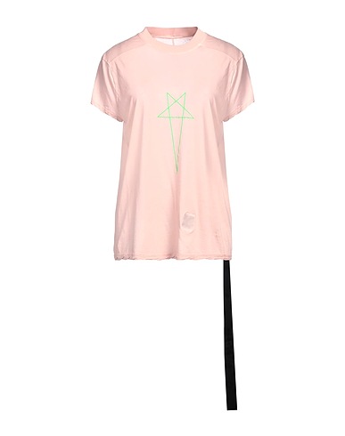 DRKSHDW by RICK OWENS T-shirt Light pink 100% Cotton