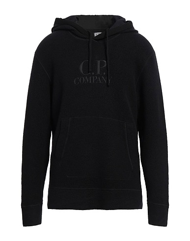 C.P. COMPANY Φούτερ Μαύρο 80% Μαλλί, 20% Πολυαμίδη