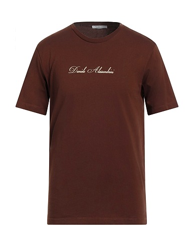 GREY DANIELE ALESSANDRINI T-shirt 100% Cotton