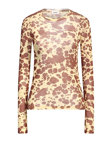 NANUSHKA T-shirt Brown 100% Recycled polyester