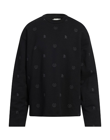 HONOR THE GIFT Felpa Nero 100% Cotone