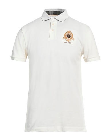 HACKETT Polo shirt Off white 100% Cotton