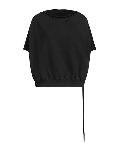 DRKSHDW by RICK OWENS Sweatshirt Schwarz 100% Baumwolle
