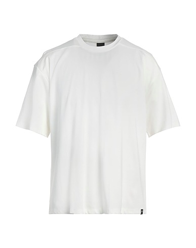 WHY NOT BRAND Basic T-Shirt White 55% Viscose, 40% Polyamide, 5% Elastane