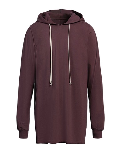 RICK OWENS Hoodie Bordeaux 100% Baumwolle