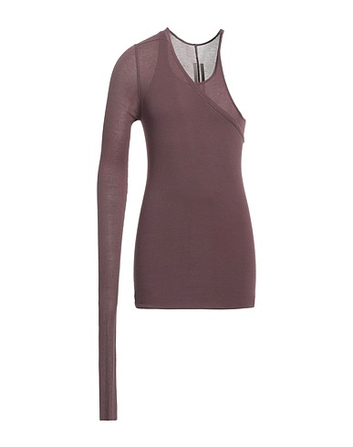 RICK OWENS T-shirt Mauve 88% Viscose, 12% Silk