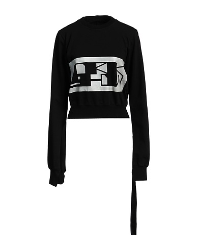 DRKSHDW by RICK OWENS Sweatshirt Black 100% Cotton