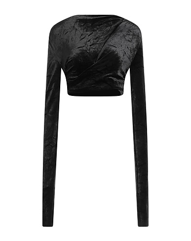 RICK OWENS LILIES Top Black 83% Viscose, 17% Polyamide