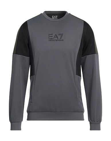 EA7 Sweatshirt Grey 100% Polyester, Elastane