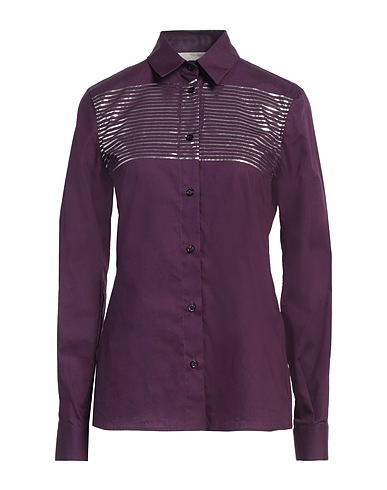 FRANKIE MORELLO Camicie Prugna 100% Cotone
