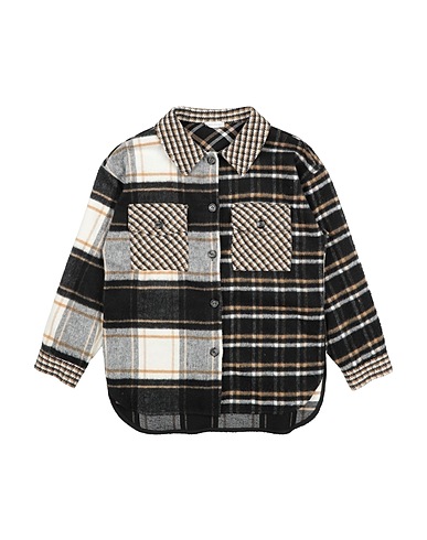 MEILISA BAI Patterned shirts & blouses Black 30% Cotton, 28% Acrylic, 23% Polyester, 12% Wool, 7% Other Fibres