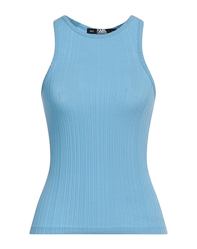 KARL LAGERFELD Vest Light blue 91% Lyocell, 9% Elastane