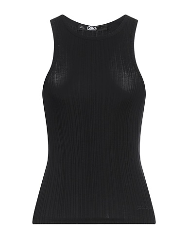 KARL LAGERFELD Tanktop Schwarz 91% Lyocell, 9% Elastan