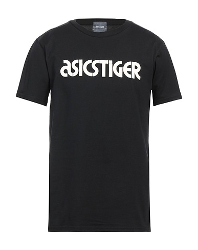ASICS TIGER T-shirt Μαύρο 100% Βαμβάκι