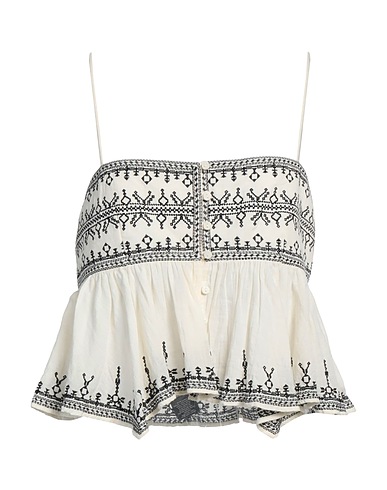 MARANT ÉTOILE Top Ivory 100% Cotton, Polyester
