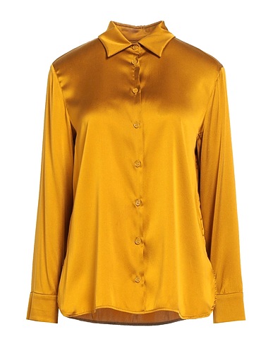 MAX MARA Solid colour shirts & blouses LEISURE 93% Silk, 7% Elastane