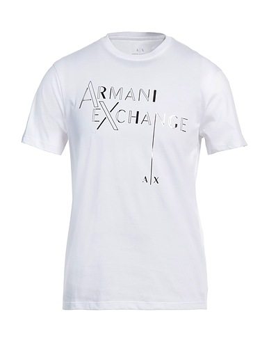ARMANI EXCHANGE T-shirt White 100% Cotton