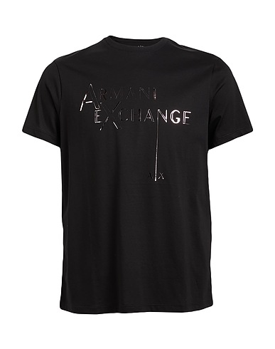 ARMANI EXCHANGE T-shirt Black 100% Cotton