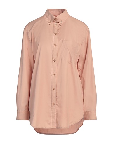 BURBERRY Hemden und Blusen einfarbig Hellrosa 100% Baumwolle