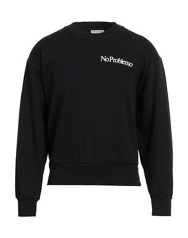 ARIES Sweatshirt Black 100% Cotton