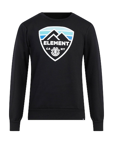 ELEMENT Sweatshirt Black 60% Polyester, 40% Cotton