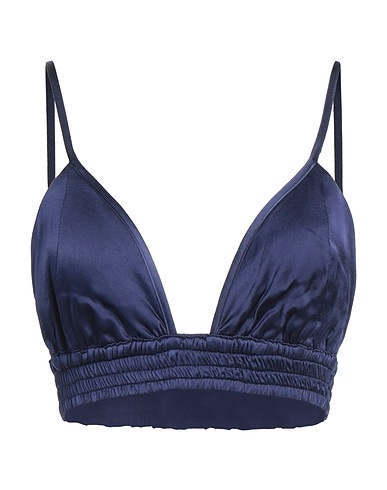 JIJIL Top Azul marino 100% Viscosa