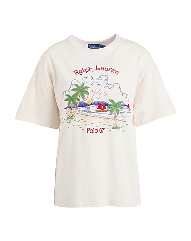 POLO RALPH LAUREN T-shirt 80% Cotton, 20% Linen
