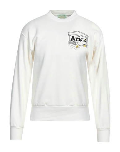 ARIES Sweatshirt BIANCO 100% Cotton