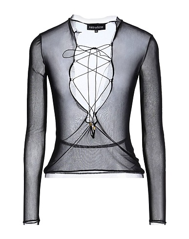 RETROFÊTE Top Black 100% Polyester