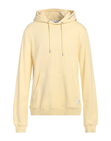 DEPARTMENT 5 Hooded track jacket  Pastel yellow 100% Cotton
