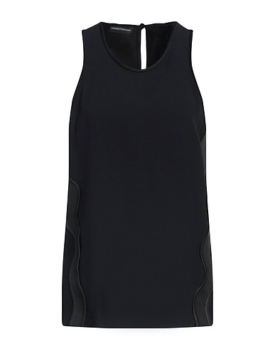 EMPORIO ARMANI Top Black 70% Acetate, 30% Viscose, Polyester