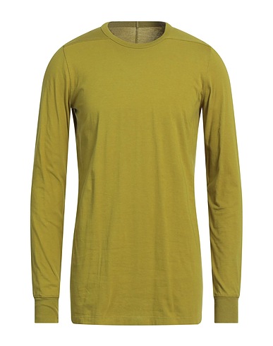 RICK OWENS Basic T-shirt Lime green 100% Cotton