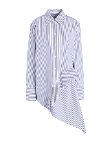 JW ANDERSON Chemise à rayures BLU 70% Coton, 24% Polyamide, 6% Élasthanne