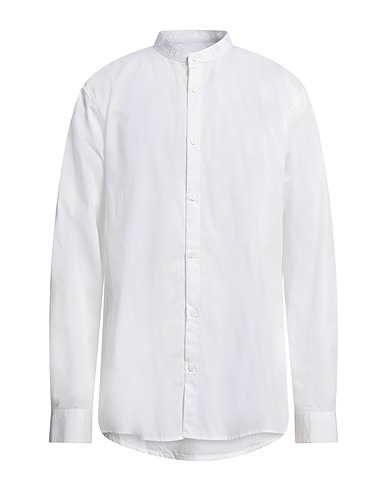 ARMANI EXCHANGE Camicia tinta unita Bianco 100% Cotone