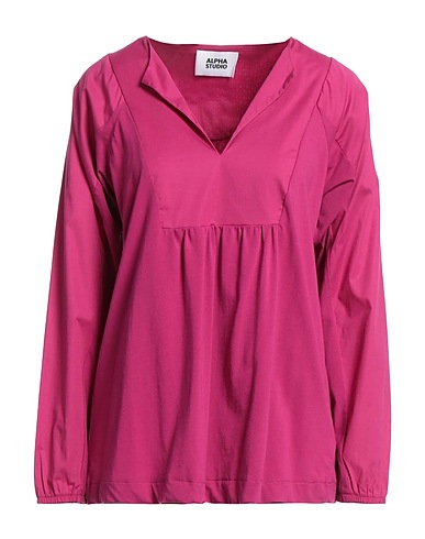 ALPHA STUDIO Top Magenta 95% Cotton, 5% Elastane