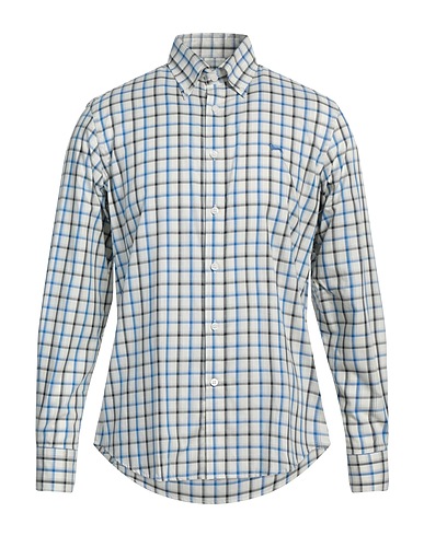 HARMONT & BLAINE Checked shirt Blue 100% Cotton
