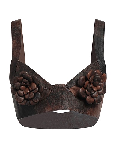 BAIA Top Braun Leder