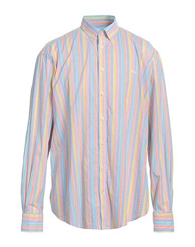 HARMONT & BLAINE Striped shirt Pink 66% Cotton, 34% Linen