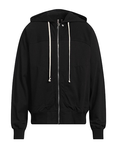 RICK OWENS Hooded sweatshirt Black 100% Cotton