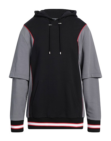 PUMA x BALMAIN Felpa Nero 100% Cotone, Poliammide, Elastan