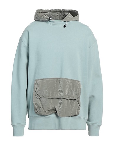 ARIES Hooded track jacket  Sky blue 100% Cotton